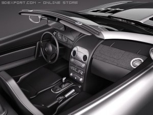 Mercedes-Benz SLR Mclaren Roadster 722s Modello 3D
