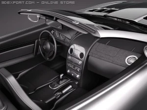 Mercedes-Benz SLR Mclaren Roadster 722s 3D Model