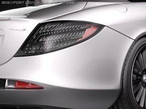 Mercedes-Benz SLR Mclaren Roadster 722s Modello 3D