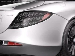 Mercedes-Benz SLR Mclaren Roadster 722s 3D Model