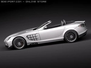 Mercedes-Benz SLR Mclaren Roadster 722s 3D Model