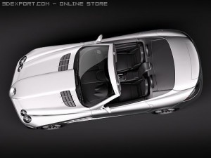 Mercedes-Benz SLR Mclaren Roadster 722s Modello 3D