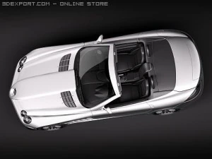 Mercedes-Benz SLR Mclaren Roadster 722s 3D Model