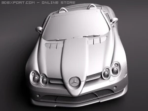 Mercedes-Benz SLR Mclaren Roadster 722s 3D Model
