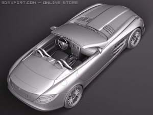 Mercedes-Benz SLR Mclaren Roadster 722s Modello 3D
