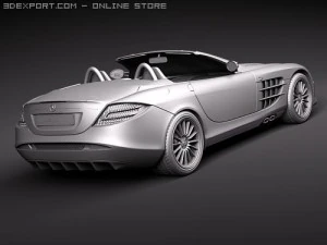 Mercedes-Benz SLR Mclaren Roadster 722s 3D Model
