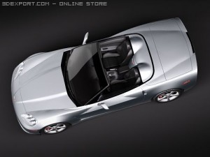 Chevrolet Corvette C6 Convertible 3D Модель