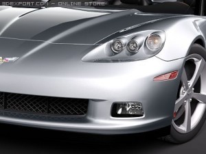 Chevrolet Corvette C6 Convertible 3D Модель