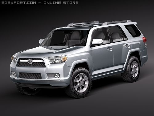 Toyota 4Runner 2010 Modelo 3D .c4d .max .obj .3ds .fbx .stl .blend 