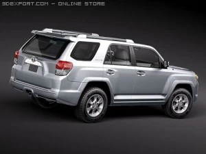 Toyota 4Runner 2010 3D Model