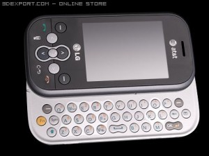 LG Neon Cell Phone 3Dモデル