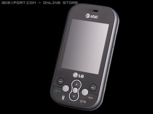LG Neon Cell Phone Modelo 3D