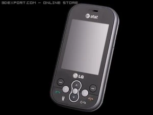 LG Neon Cell Phone 3D Model