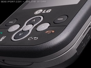 LG Neon Cell Phone Modelo 3D