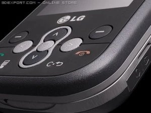 LG Neon Cell Phone 3D Model