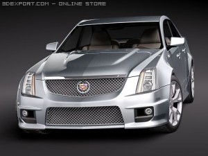 Cadillac CTS-V 2010 Model 3D