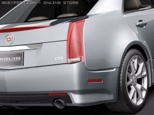 Cadillac CTS-V 2010 Model 3D