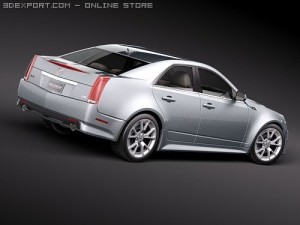 Cadillac CTS-V 2010 Model 3D