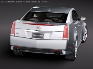 Cadillac CTS-V 2010 Model 3D