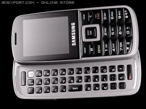 Samsung T401 Handy 3D Modell