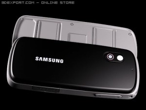Samsung T401 Cell Phone Model 3D