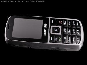 Samsung T401 Cell Phone Model 3D