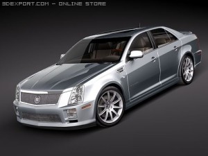Cadillac STS-V 3D Model