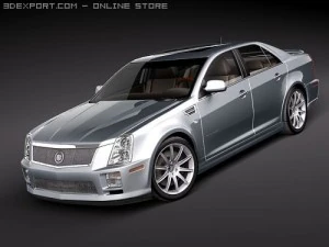 Cadillac STS-V 3D Model