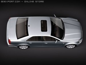 Cadillac STS-V 3D मॉडल