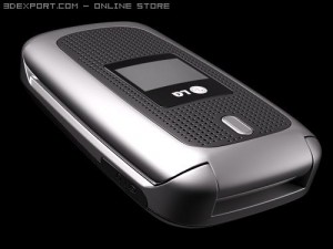 LG 410 g Cell Phone Modelo 3D