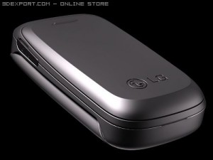 LG 410 g Cell Phone Modelo 3D