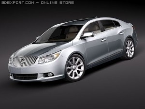 buick lacrosse 2010 3D Model