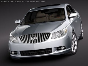 Buick Lacrosse 2010 3D 모델
