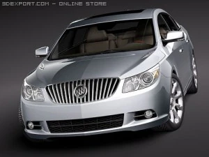 Buick Lacrosse 2010 3D Model