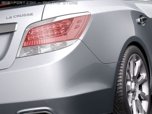 Buick Lacrosse 2010 3D 모델