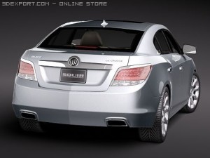 Buick Lacrosse 2010 3D 모델