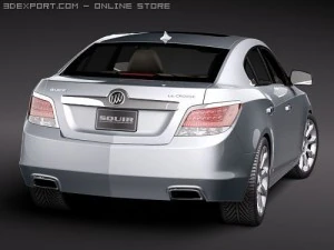 Buick Lacrosse 2010 3D Model