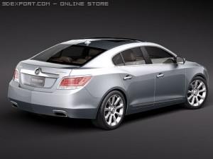 Buick Lacrosse 2010 3D 모델