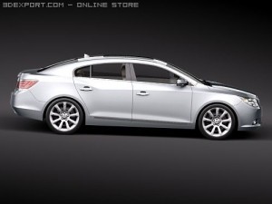 Buick Lacrosse 2010 3D 모델
