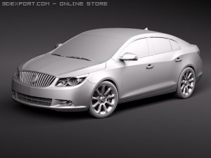 Buick Lacrosse 2010 3D 모델