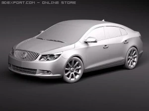 Buick Lacrosse 2010 3D Model