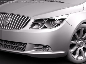 Buick Lacrosse 2010 3D 모델