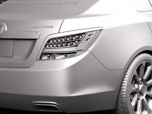 Buick Lacrosse 2010 3D 모델