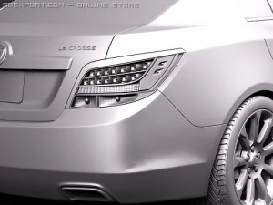 Buick Lacrosse 2010 3D Model