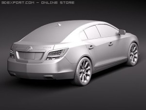 Buick Lacrosse 2010 3D 모델