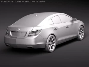 Buick Lacrosse 2010 3D Model