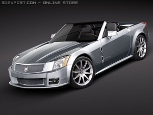 Cadillac XLR-V 2010 Model 3D