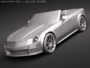 Cadillac XLR-V 2010 3D 모델