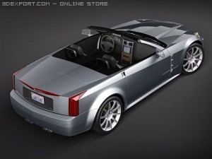 Cadillac XLR-V 2010 3D 모델
