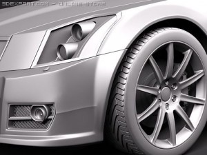 Cadillac XLR-V 2010 3D 모델
